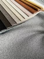 100% Polyester menthe Boucle Chenille canapé tissu deux couleurs ton décoration de la maison tissu pour canapé