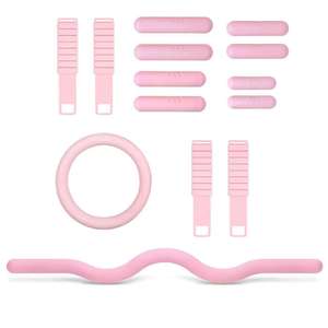 Unisex Pilates Accessories Kit Custom Color <b>Stretch</b> Fabric Resistance Band Magic Circle Yoga Block Pilates <b>Ring</b> Gym Bar Iron - Product Image 2