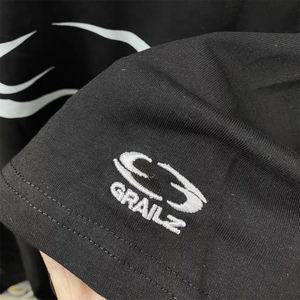 शीर्ष गुणवत्ता वाले ब्रांड ग्रिलज़ टी शर्ट पुरुषों की छोटी आस्तीन अमेरिकी फैशन डिजाइन हिप हॉप लुभावनी कपास हेवीवेट टॉप टी - Product Image 5