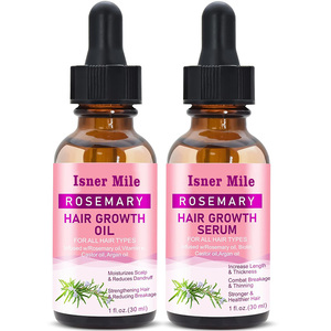 Minyak Rosemary Serum penumbuh rambut, untuk perawatan rambut tumbuh ke dalam tebal rusak kering mengurangi rambut rontok minyak kulit kepala - Product Image 1