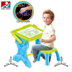 二合一儿童学习桌塑料儿童画板支架 - Product Image 3