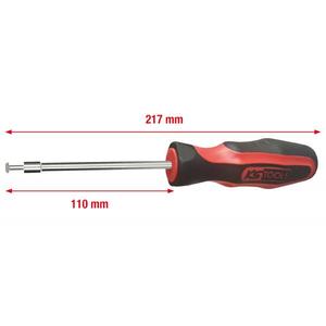 KS TOOLS - 150.1628 Outil de démontage de poignée de porte pour VAG - EAN 4042146783795 CORPS ET TÔLES MÉTALLIQUES - Product Image 2