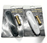 Detector de billetes falsos FJ2018, bolígrafo detector de billetes con luz UV, marcador de dólares, detector de billetes falsos.