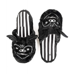 Chaussures d'intérieur chaudes <span class=keywords><strong>en</strong></span> <span class=keywords><strong>forme</strong></span> d'animal <span class=keywords><strong>en</strong></span> peluche <span class=keywords><strong>de</strong></span> dessin animé pour femmes, chaussures d'intérieur d'hiver, pantoufles antidérapantes pour <span class=keywords><strong>chat</strong></span> - Product Image 6