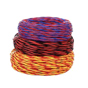 RVS 2.5mm Electric Cable House Wire Red Blue Flexible Twisted Fire Resistant Cable 2.5mm Yellow Green 2c Fire Resistant Cable