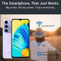 AOZORA OEM Nuevo Teléfono Inteligente Móvil Qualcomm Octa Core con Certificación GMS LTE Pantalla Grande de 6.6 Pulgadas 4+64 GB Ranuras para Tarjetas SIM Dobles Inglés