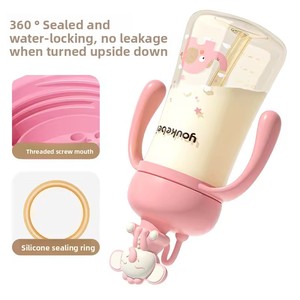 Ensemble de biberons pour bébé en PPSU, avec logo personnalisé, sans BPA, avec paille <span class=keywords><strong>anti</strong></span>-éclaboussures et <span class=keywords><strong>anti</strong></span>-coliques - Product Image 4