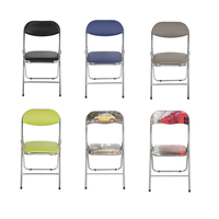Chaise pliante noire empilable commerciale pas chère pour événements, mariages, fêtes, maison et bureau – Chaise pliante en plastique pour la vente en gros