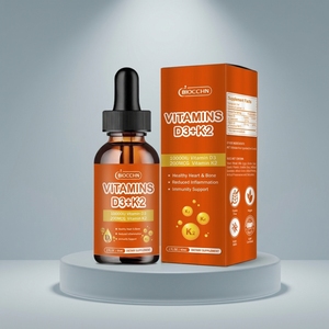 Offerta Speciale: Gocce D3 K2 Vegane, Formula MK7 <span class=keywords><strong>per</strong></span> il Mantenimento della Salute di Ossa e Cuore - Product Image 1