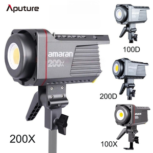 Apature 100D <span class=keywords><strong>200D</strong></span> 100X 200X Lumière de studio 5600K 2700-6500K 100W 200W Alimentation CA&CC Photographie Éclairage vidéo - Product Image 4