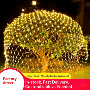 Guirlandes lumineuses LED pour filets <span class=keywords><strong>de</strong></span> pêche, lumières scintillantes pour mariage/Noël/extérieur/intérieur, se connectent en série, plusieurs couleurs - Product Image 2