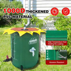 US Patented PVC <b>Collapsible</b> Water Bucket Multi-Functional Garden Rainwater Irrigation & <b>Storage</b> for Rainwater Collection - Product Image 3