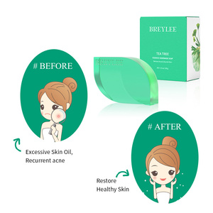 สบู่ทำมือ BREYLEE สูตรใหม่ สารสกัดจากทีทรีธรรมชาติ ทำความสะอาดล้ำลึก บำรุงผิวชุ่มชื้น - Product Image 3