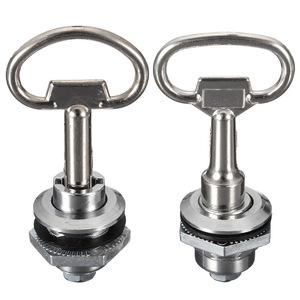 Cylindrical <b>Lock</b> Cylinder Metal Bright Chrome Plated For Distribution <b>Box</b> Mailbox <b>Lock</b> <b>With</b> Key And Tool 11671 1 11671 2 - Product Image 4