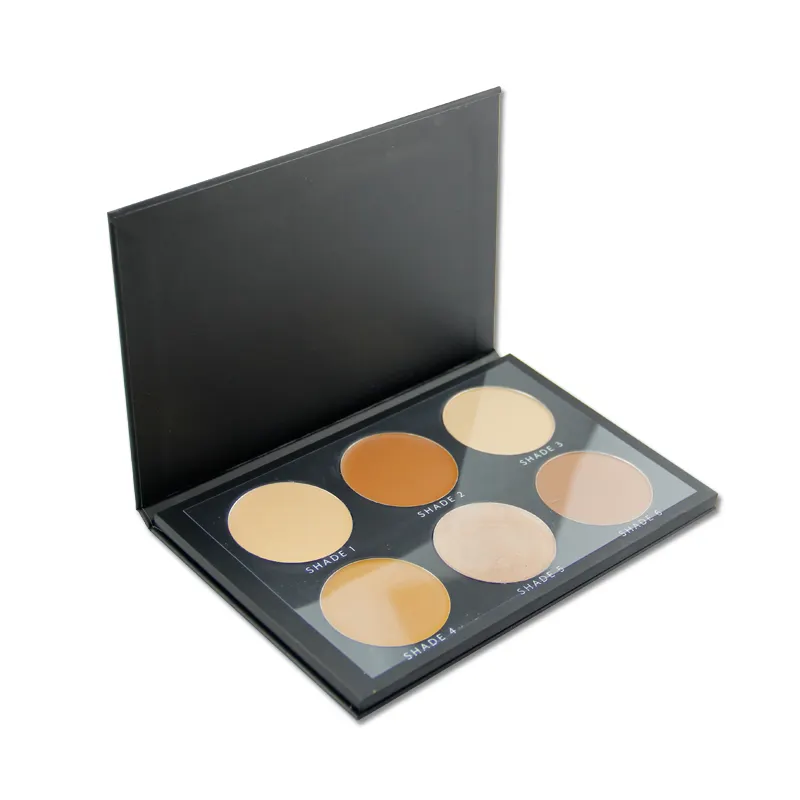 New High Pigment Custom Pressed Highlighter Makeup Private Label 6 color Highlighting Contour Palette
