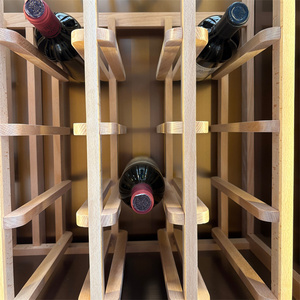 Meuble Bar Mural Moderne Américain en Acier Inoxydable pour Vin Rouge et Whisky, avec Refroidisseur Intégré, Idéal pour Salon - Product Image 4