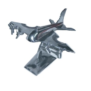 Réplique d'avion en aluminium avec finition miroir en procédé de moulage Sculpture en aluminium métallique décorative - Product Image 1