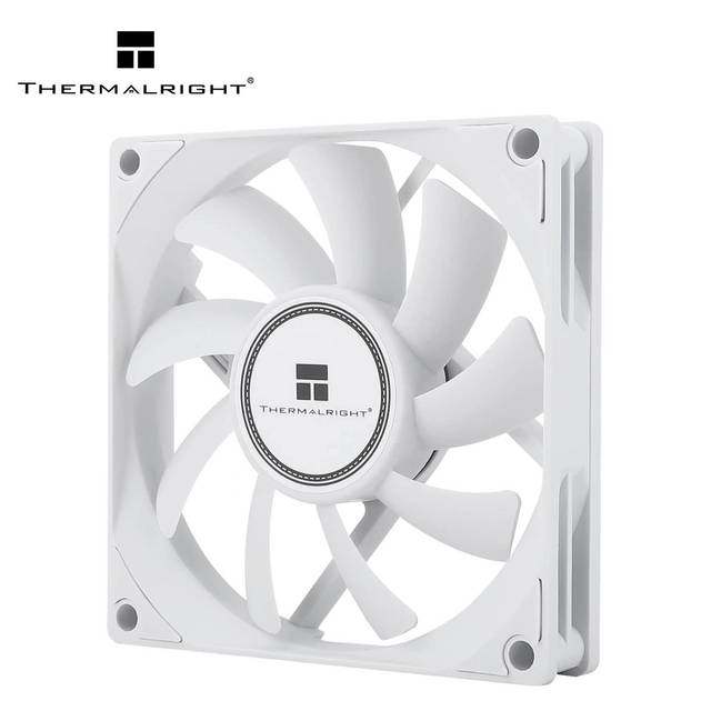 White Thermalright TL-8015W 80mm Quiet Thin PC Case Fan 15mm Slimline 4Pin Pwm Control Gaming Cooling Fan
