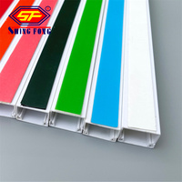 Goulotte électrique en plastique 20x10 25x16 25x25 PVC avec adhésif