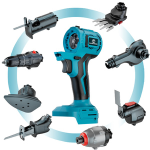 Juego de Herramientas Eléctricas Inalámbricas Profesionales: Taladro de Impacto, Sierra de Calar y Atornillador Angular para Jardín - Product Image 6