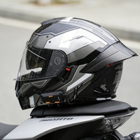 Casques de moto personnalisés unisexes de haute qualité avec lumière LED, casque modulaire Bluetooth, fabricant de casques de moto