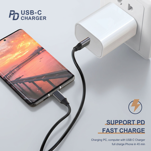 Cable USB C 3.1, Transferencia de Datos de 10 Gbps, Salida de Video 4K a 60 Hz, Carga Rápida PD de 60 W, Cable Trenzado de Nailon Tipo C a C para Monitor - Product Image 3