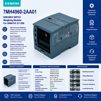 Controlador PLC (PAC) SIM Gold Seller 7MH4960-2AA01 para Control Industrial, Programación PLC, Nuevo, Original, Disponible, Modbus