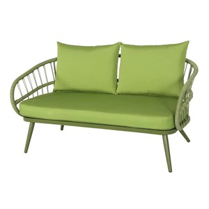 Juego de Muebles de Patio de 4 Piezas de Aluminio y Ratán de Lujo Moderno, Sofá y <span class=keywords><strong>Sillas</strong></span> de Jardín para Exteriores, Resistentes al Agua y a los Rayos UV - Product Image 3