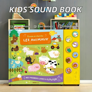 Top Inquiry Interativo Audio Book para Crianças Bedtime Story com 10 sons Educacional Aprendizagem Baby Toy - Product Image 2