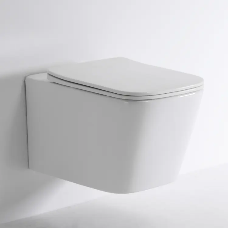 Suspensão para vaso sanitário, design novo befen 52 cm sem aro montagem na parede