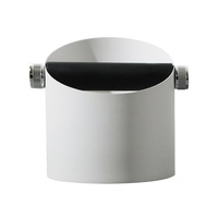 Boîte à déchets de café en acier inoxydable, grande capacité, barre de frappe amovible, base antidérapante, récipient pour déchets de café, outil de barista