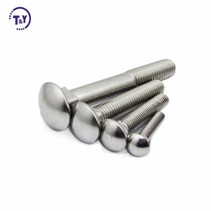 3/8 rivestita di zinco "mobili imperiali in acciaio inox Galvinize Hdg forgiato testa traliccio grande testa bulloni del carrello - Product Image 1
