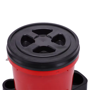 Chariot roulant Portable avec plateau organisateur seau Mobile amovible système de lavage de voiture détaillant chaise roues outils de nettoyage de Garage - Product Image 2