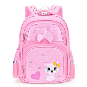 십대 귀여운 만화 고양이 마우스 방수 학교 배낭 도매 소녀 학교 가방