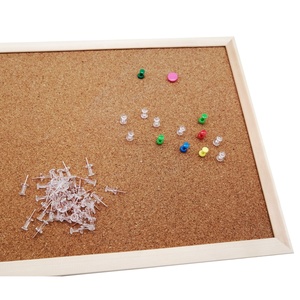 215 pièces/boîte en plastique, épingles à tableau en liège pour usage quotidien à la maison, épingles à tableau en plastique transparentes, nouveauté, épingles à tête dorée standard - Product Image 6