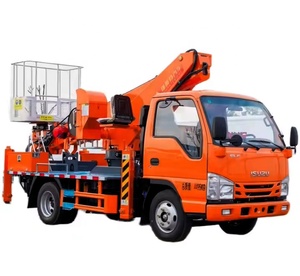 Camion diesel Isuzuu avec plateforme élévatrice hydraulique de 23 à 45 m, transmission manuelle, pour opérations de plateformes de travail en hauteur - Product Image 1