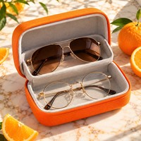 Étui à lunettes personnalisé en EVA, coque rigide, portable, de protection, pour lunettes de soleil et lunettes de vue à grande monture, OEM personnalisé