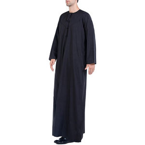 Túnica Islámica Cómoda para Hombre, Estilo Casual, Tradicional, de Poliéster de Alta Calidad, Larga hasta el Suelo, Manga Larga, Material Duradero - Product Image 4