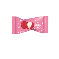 Usine de gros sans sucre vitamine C litchi aromatisé perle de menthe comprimé pressé bonbons snack bonbons