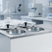 Bain-marie thermostaté numérique en acier inoxydable à température constante pour laboratoire, modèle RT5-100, avec une variation de 0,5 °C