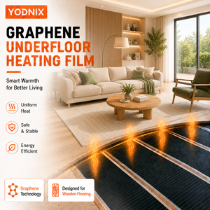 YODNIX Pellicola Riscaldante in Grafene Durevole, Soluzione di Riscaldamento Elettrico a Pavimento per Edifici Commerciali e Uffici - Product Image 1