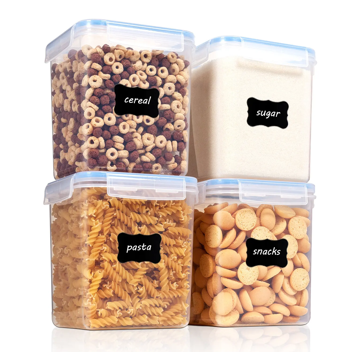 Home Storage & Organisation Set Küchen organisator mit Deckel für Zucker mehl Snack Seal Luftdichter Getreide vorrats behälter