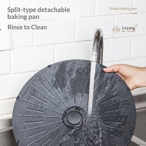 Grill électrique coréen sans fumée, plaque de cuisson antiadhésive pour usage domestique en intérieur, 1390W, commande par bouton - Product Image 5