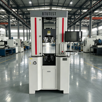 Máquina de Ensayo Universal Servo-Hidráulica Automática con 1 Año de Garantía, Equipo de Ensayo de Tracción ASTM, Compresión Plana, 220V, Uso en Laboratorio