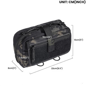 Borsa tattica compatta di pronto soccorso in PVC <span class=keywords><strong>Molle</strong></span> EMT Admin Medical Utility Bag per gilet tattico - Product Image 5