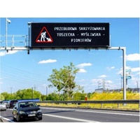 Letrero de Mensajes Variables P20, Tablero de Información para Carreteras con Clasificación IP65, Pantalla Dinámica de Mensajes para Tráfico, Centros Comerciales y Tiendas Minoristas