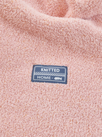 Couverture tricotée en polyester jacquard doux et personnalisé avec visage souriant, offre spéciale XL, pour l'hiver