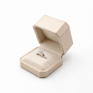 Professional OEM <b>Ring</b> <b>Box</b> Custom Shape Rigid PU Leather Jewelry <b>Gift</b> <b>Box</b> Velvet Insert Debossed Logo Wholesale <b>for</b> Private Label - Product Image 6