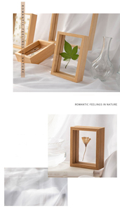 Khung ảnh Bảng hiển thị đôi bên ép hoa khung chưa hoàn thành thông gỗ khung ảnh bằng gỗ in kỹ thuật số 3-7 ngày - Product Image 4