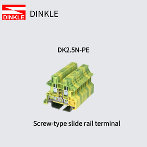 Bloc de bornes DIN à visser DINKLE DK2.5N DK2.5N-PE 2,5 mm fabriqué en Chine - Product Image 3